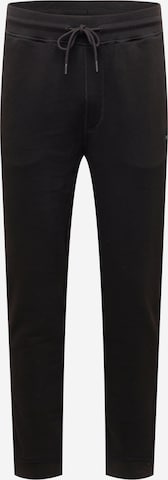 Effilé Pantalon 'Sestart' BOSS Orange en noir : devant