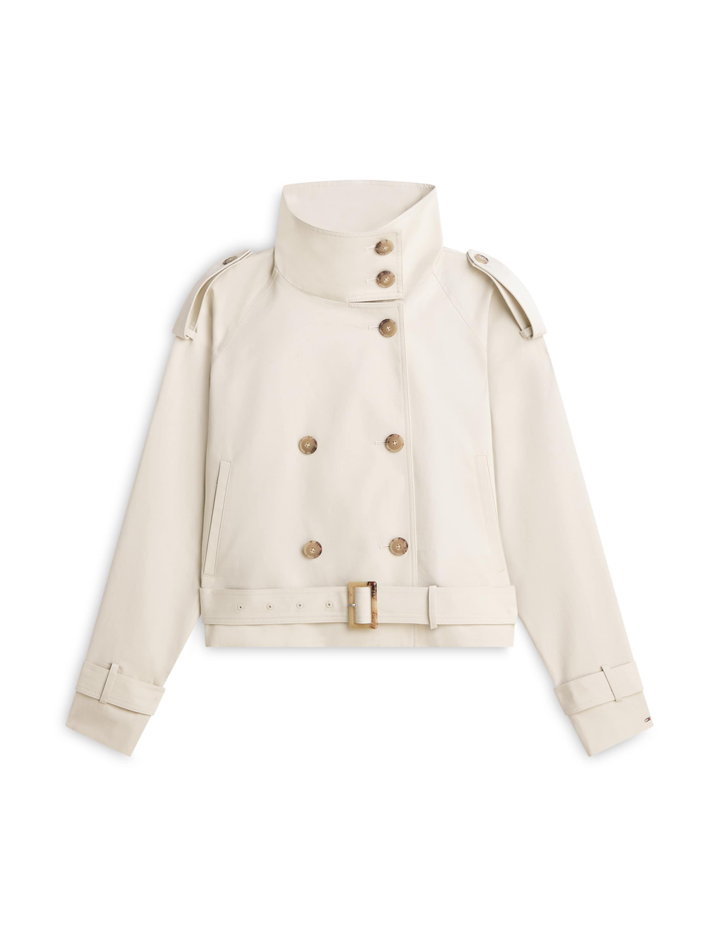 TOMMY HILFIGER Between-season jacket in Beige: front