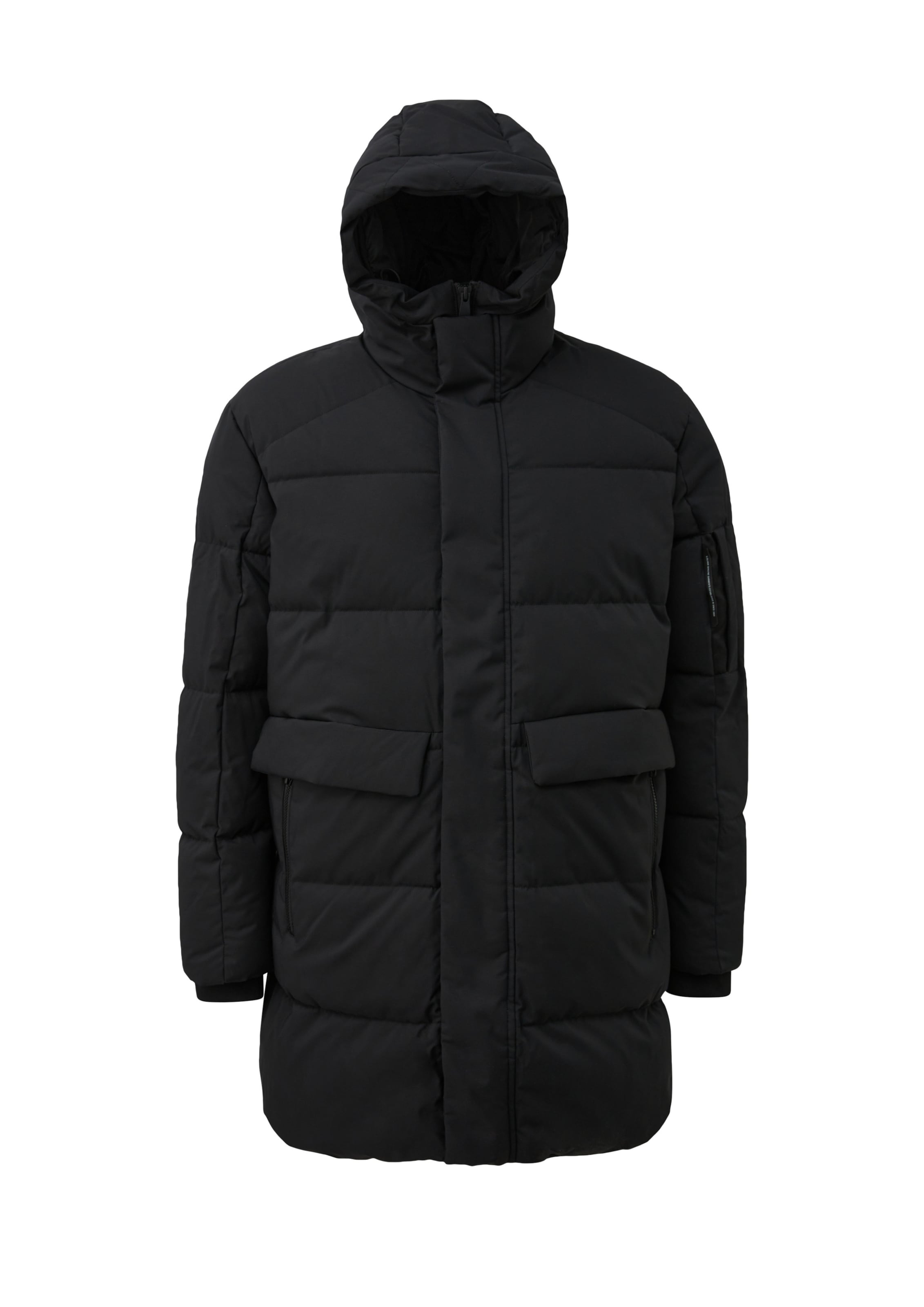 s.Oliver Men Big Sizes Jacke in Schwarz: Vorderseite