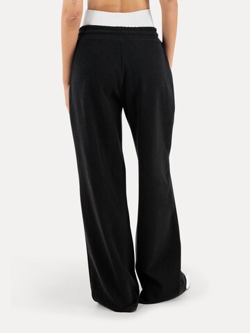 Loosefit Pantalon Smilodox en noir