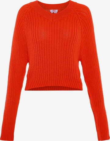 Pull-over MYMO en rouge : devant