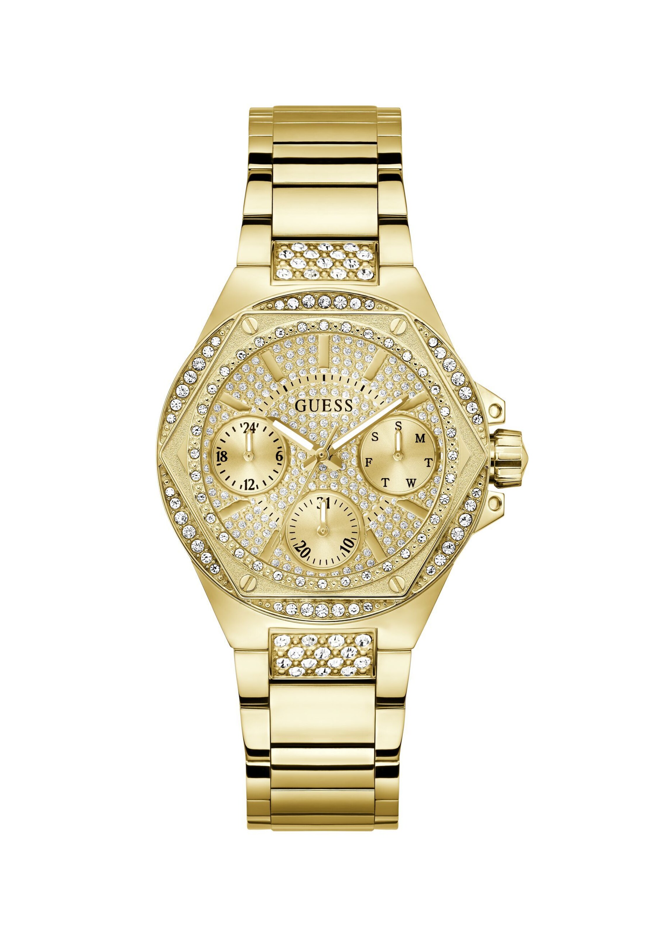 GUESS Uhr 'ENVY' in Gold
