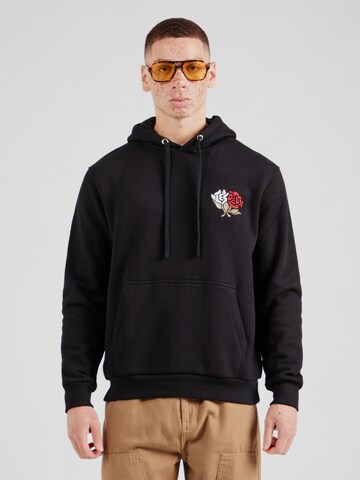 Les Deux Sweatshirt 'Felipe' i svart: framsida