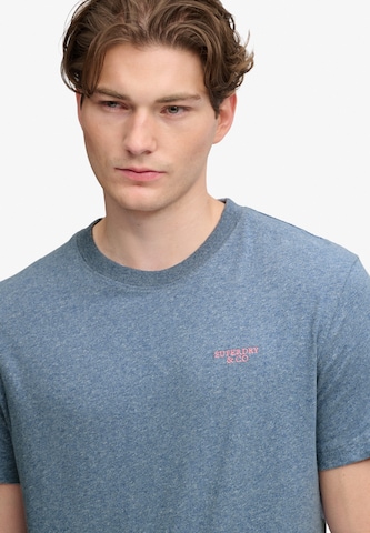 Superdry & Co Shirt 'Essential' in Blue