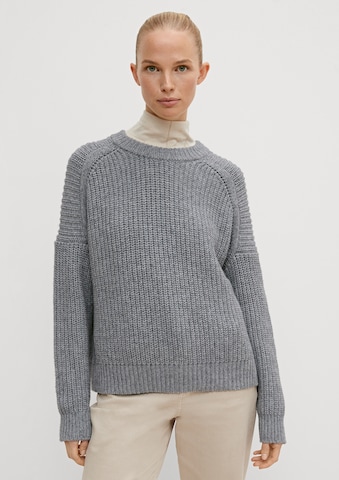 comma casual identity Pullover in Grau: predná strana