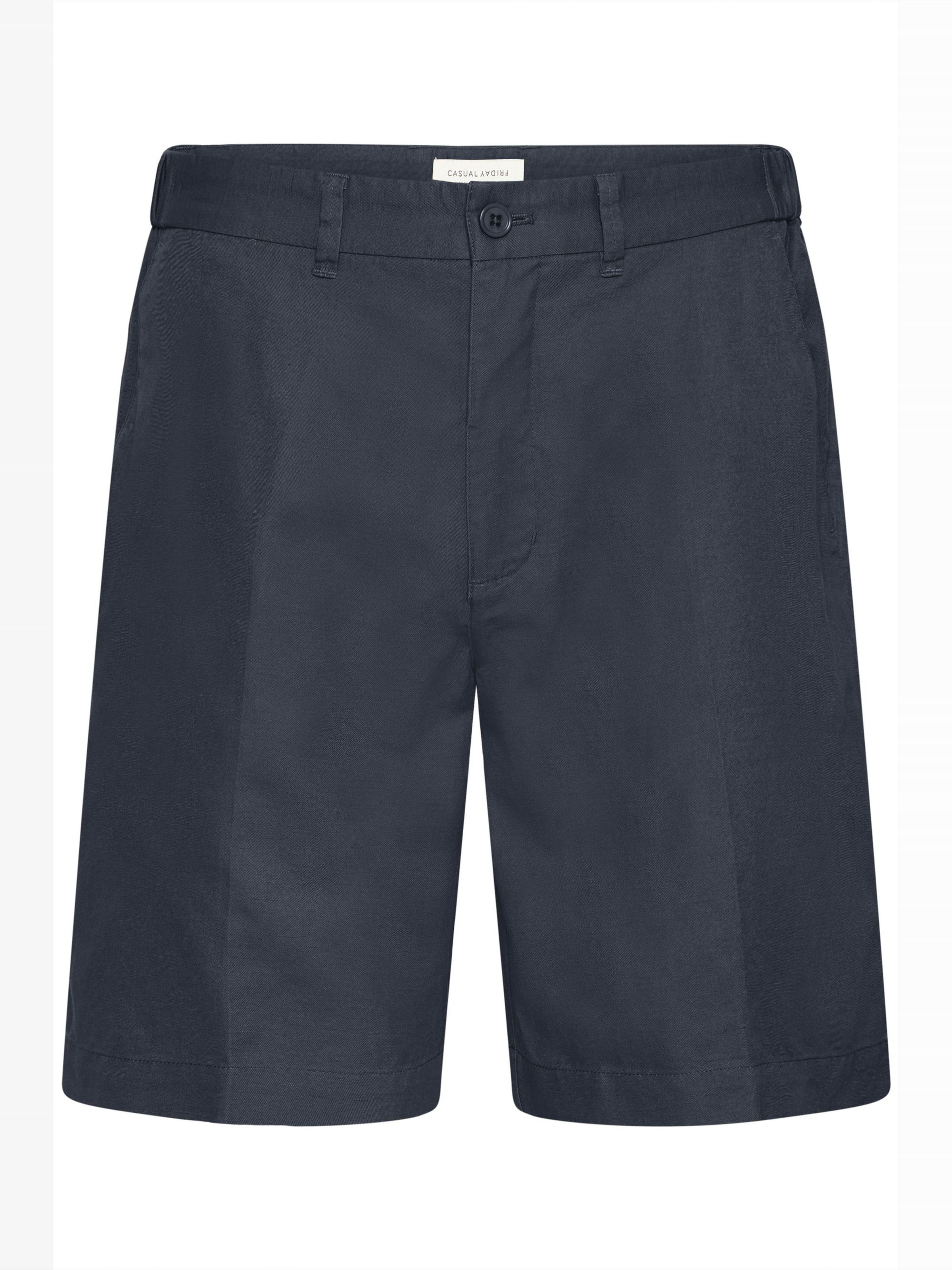 Regular Pantalon chino ' CFSarup Linen Mix ' Casual Friday en bleu : devant