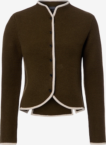 Cardigan Franco Callegari en vert : devant