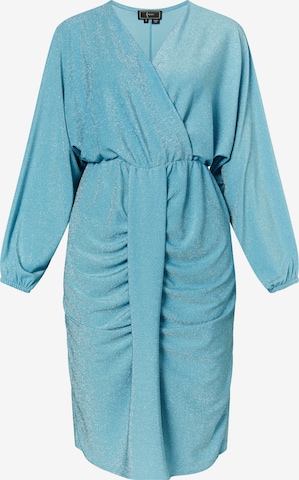 Robe faina en bleu : devant