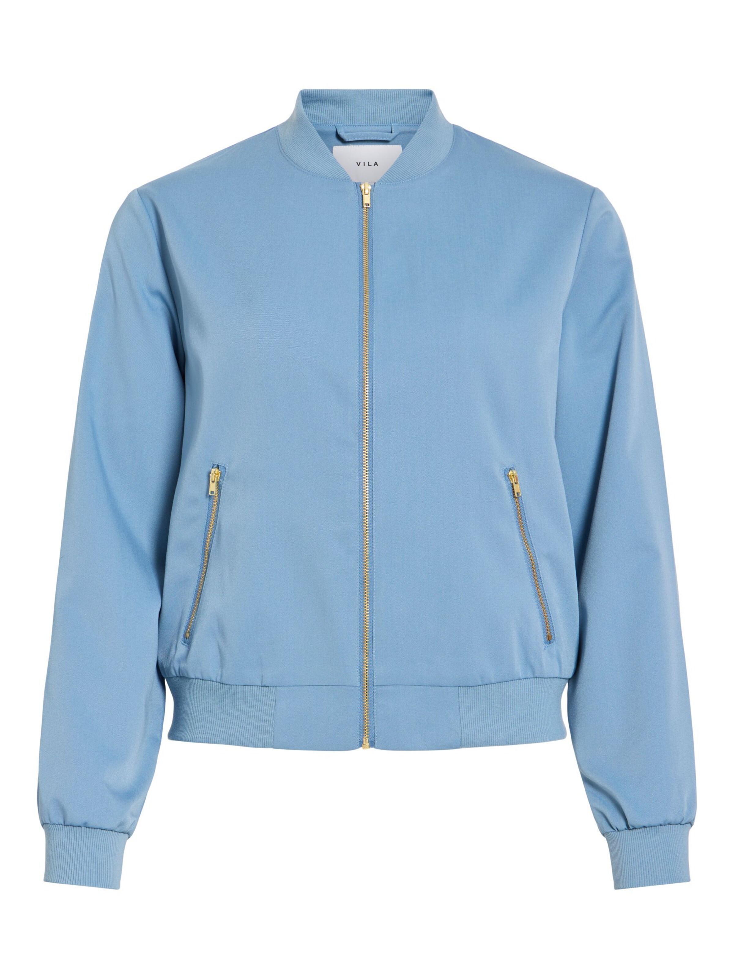 VILA Tussenjas 'VIBUBBLE' in de kleur Lichtblauw, Productweergave