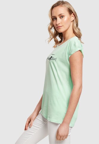 Merchcode Shirt 'Tennis Round 1' in Groen