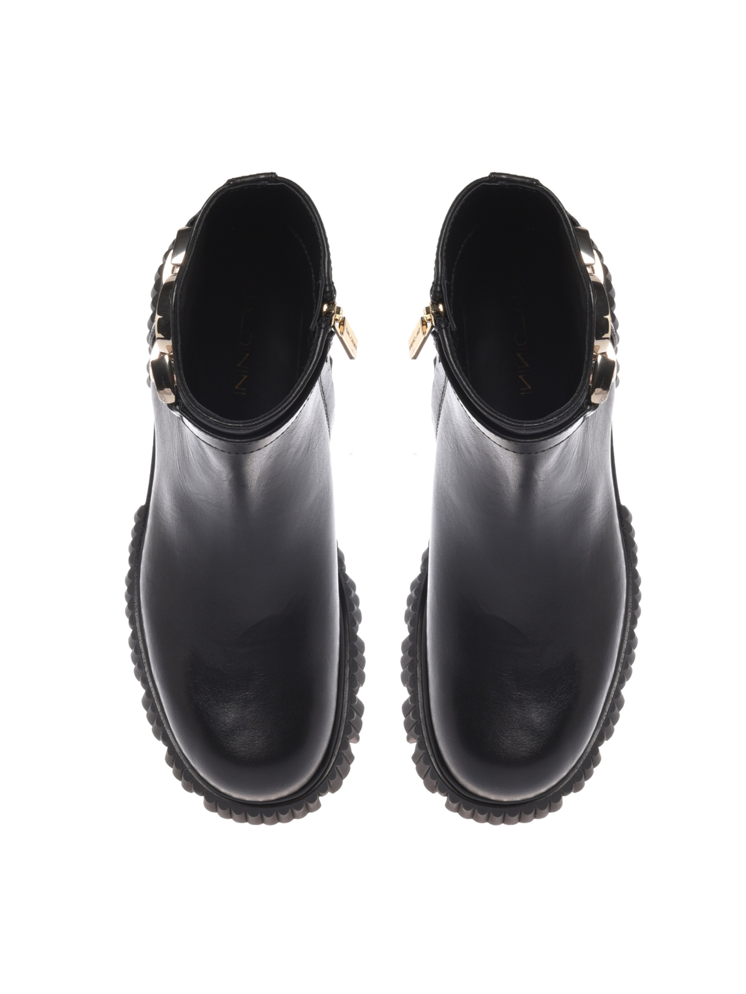 BALDININI Enkellaarsjes in Zwart