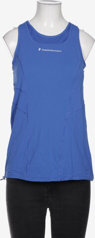 PEAK PERFORMANCE Top & Shirt in S in Blue: front