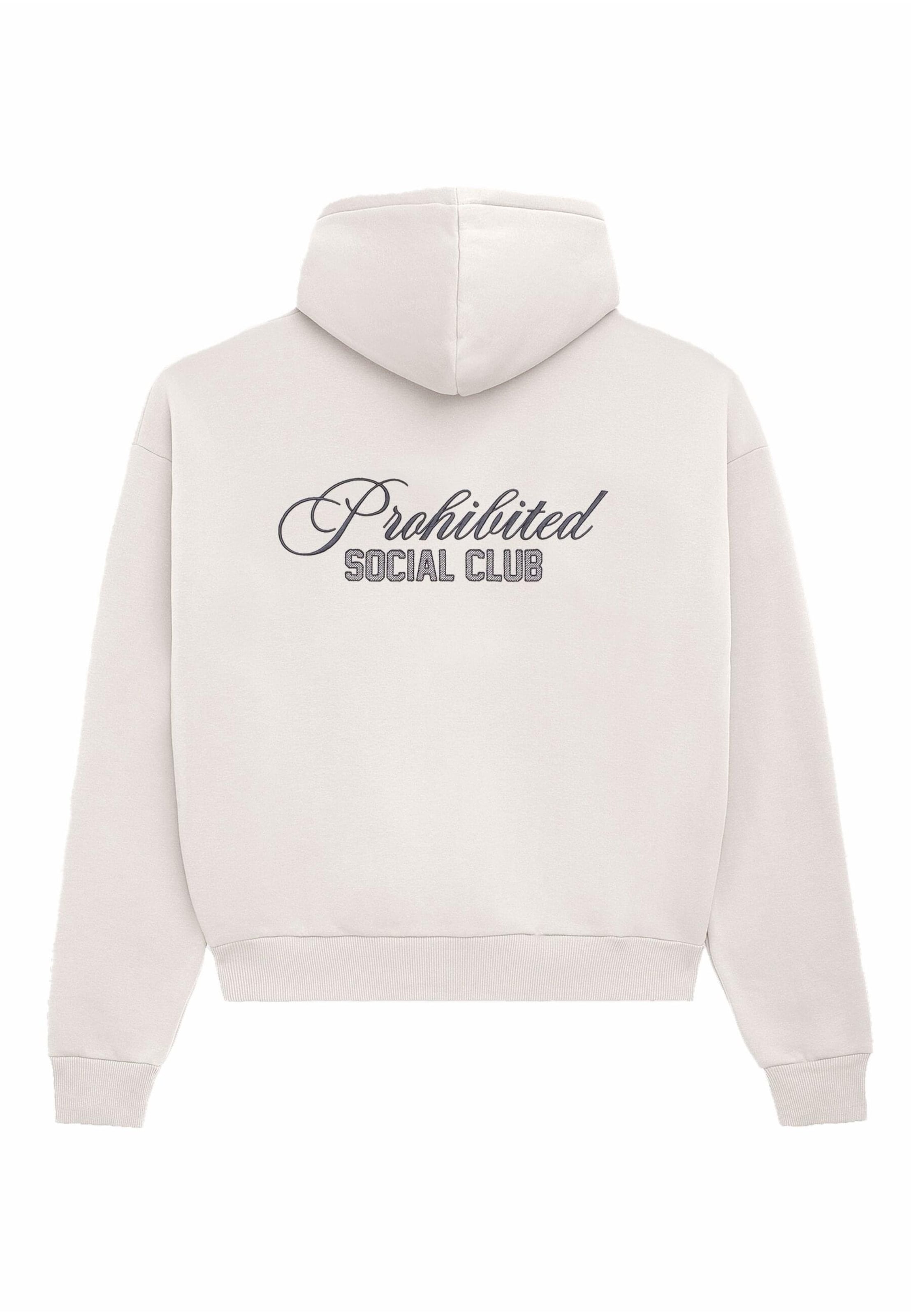 Felpa di Prohibited in bianco: frontale
