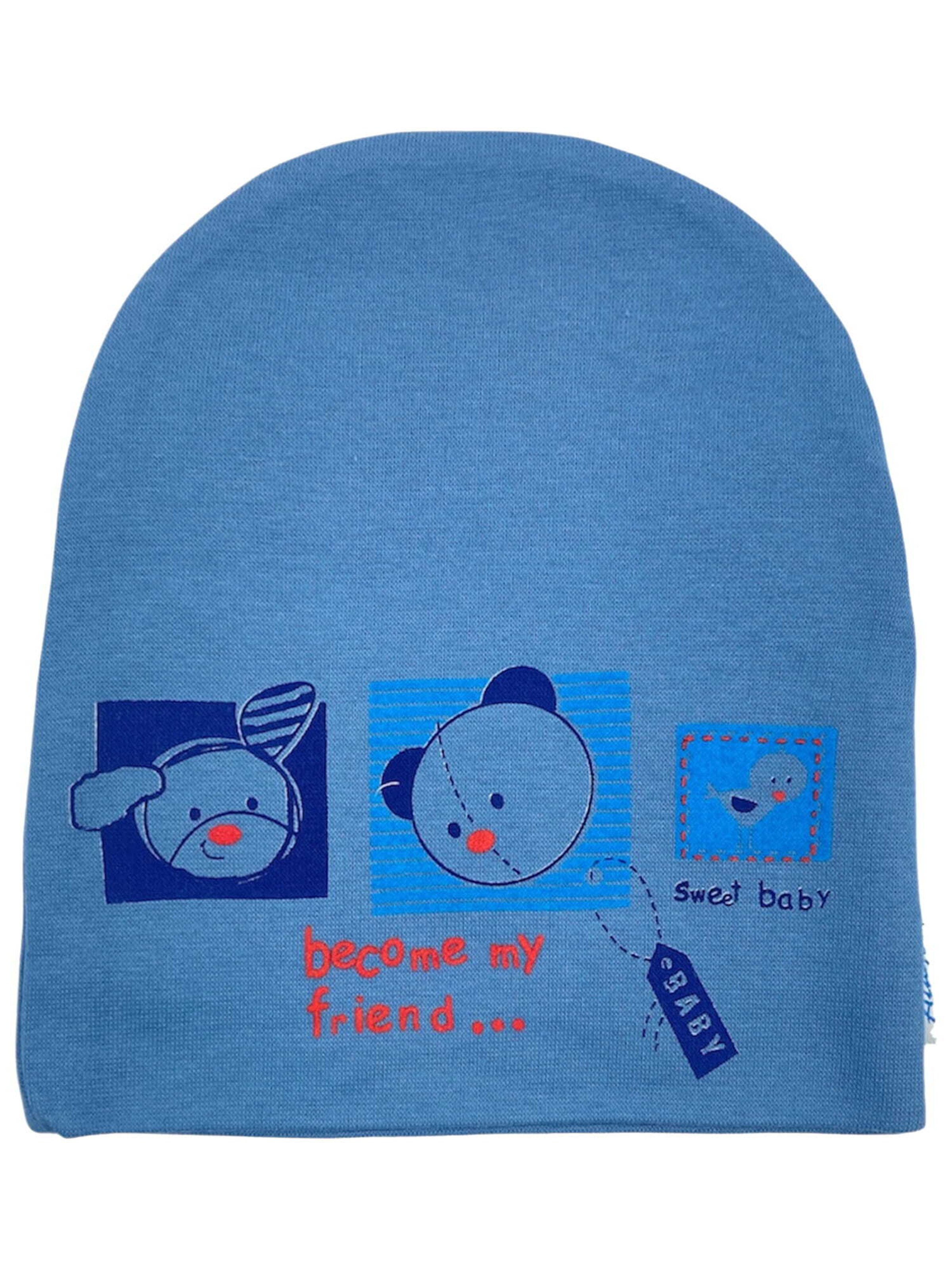 Bonnet Aliap en bleu : devant