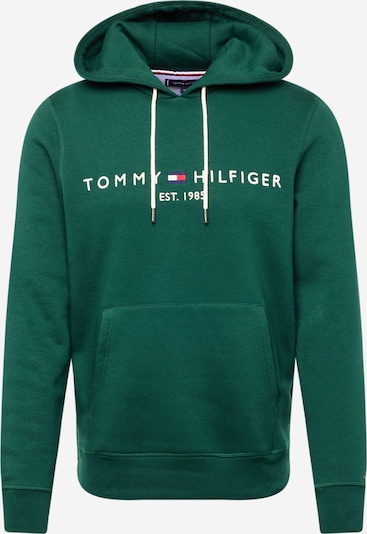 TOMMY HILFIGER Collegepaita värissä tummanvihreä / punainen / valkoinen, Tuotenäkymä