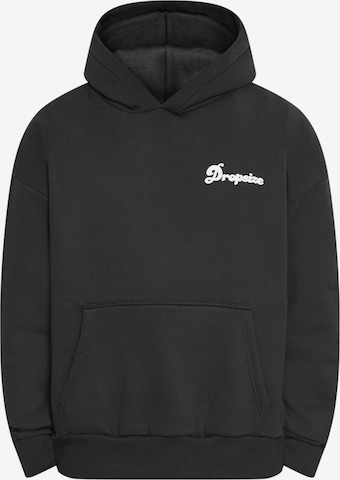 Dropsize - Sudadera en negro: frente