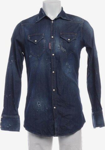 DSQUARED2 Button Up Shirt in M in Blue: front