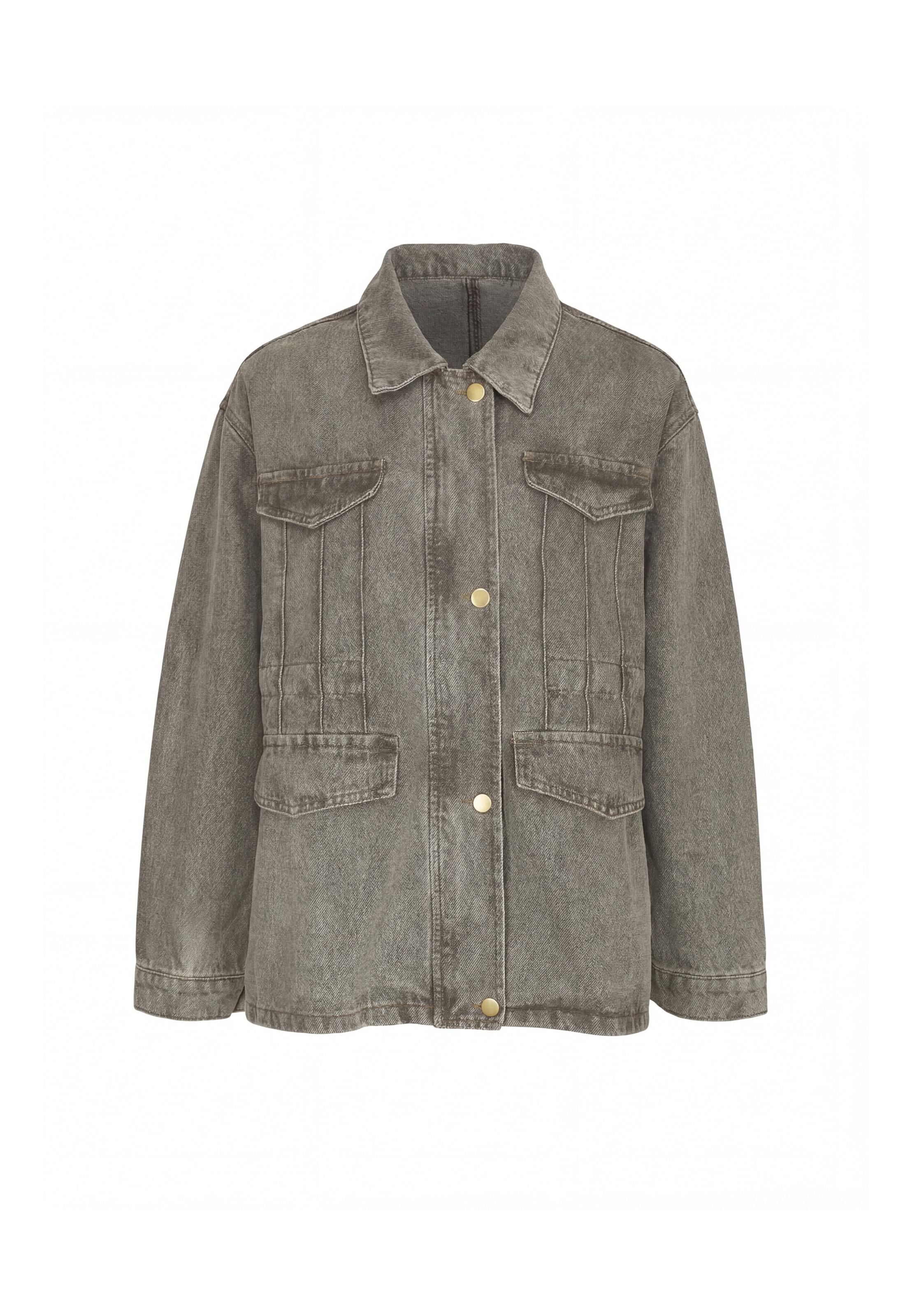 MYMO Between-season jacket in Grey: front