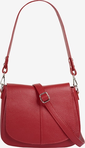 Cluty Crossbody Bag in Red: front