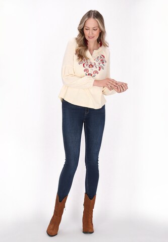 Chemisier 'Fashion Look' usha FESTIVAL en jaune