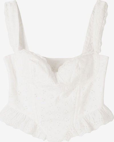 Bershka Toppi värissä offwhite, Tuotenäkymä