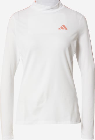 ADIDAS GOLF Performance Shirt in White: front