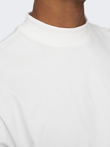 Only & Sons T-shirt 'FRED' i vit