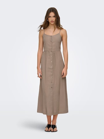 Robe-chemise 'ONLaris' ONLY en gris : devant