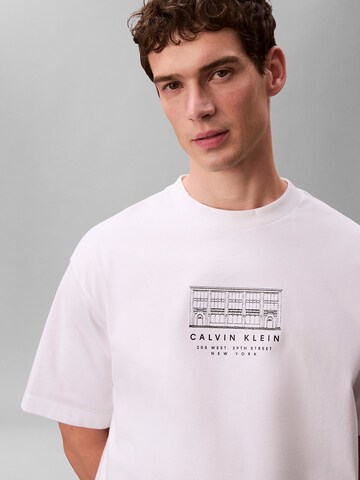 T-Shirt Calvin Klein Jeans en blanc