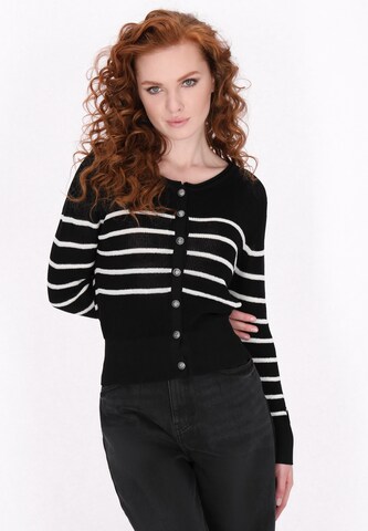 DreiMaster Vintage - Casaco de malha em preto: frente