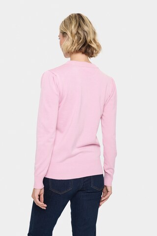 SAINT TROPEZ Pullover 'CherriSZ' in Pink
