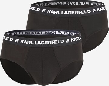 Karl Lagerfeld Slip - fekete: elől