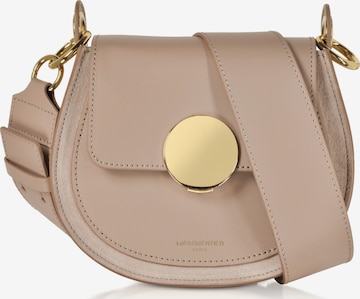 LeParmentier - Bolso de mano 'Yucca' en beige: frente
