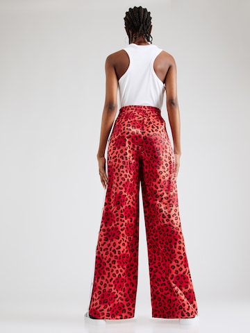 ADIDAS ORIGINALS Wide leg Pants 'Adibreak' in Red