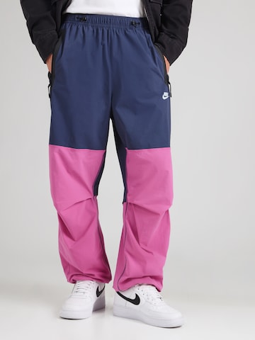 Nike Sportswear Конический (Tapered) Штаны 'Tech' в Синий: спереди
