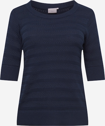 Pullover 'Wini' di KAFFE CURVE in blu: frontale