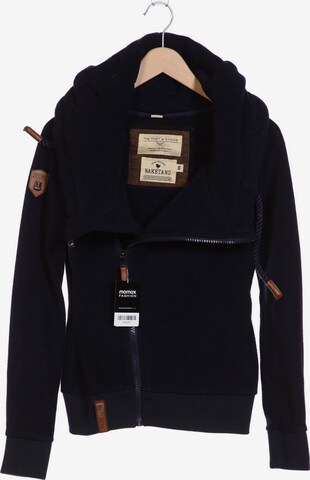 naketano Sweatshirt & Zip-Up Hoodie in S in Blue: front