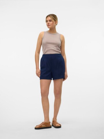 VERO MODA Regular Bandplooibroek 'VMJESMILO' in Blauw