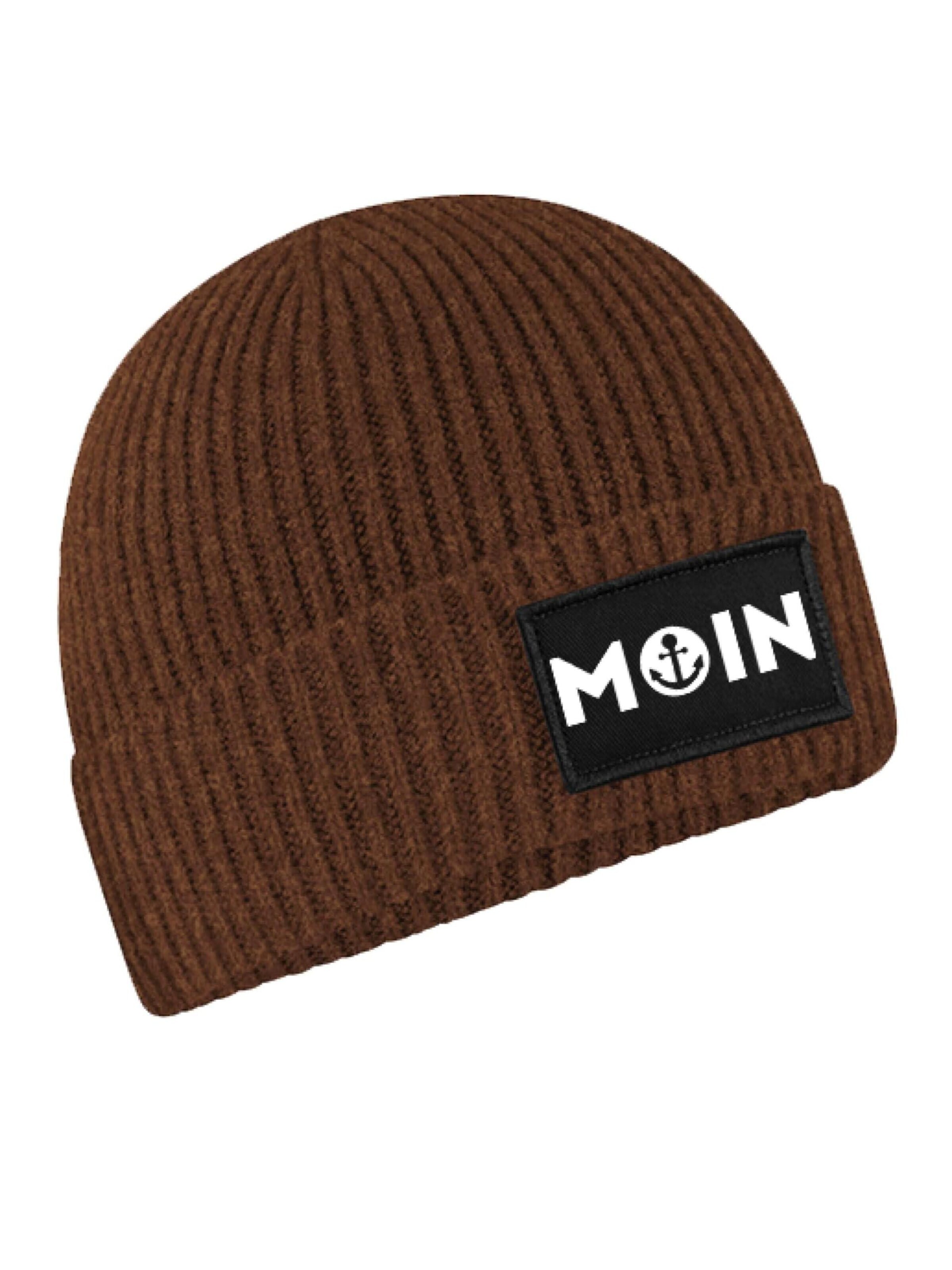Youth Designz Beanie 'Moin' in Brown