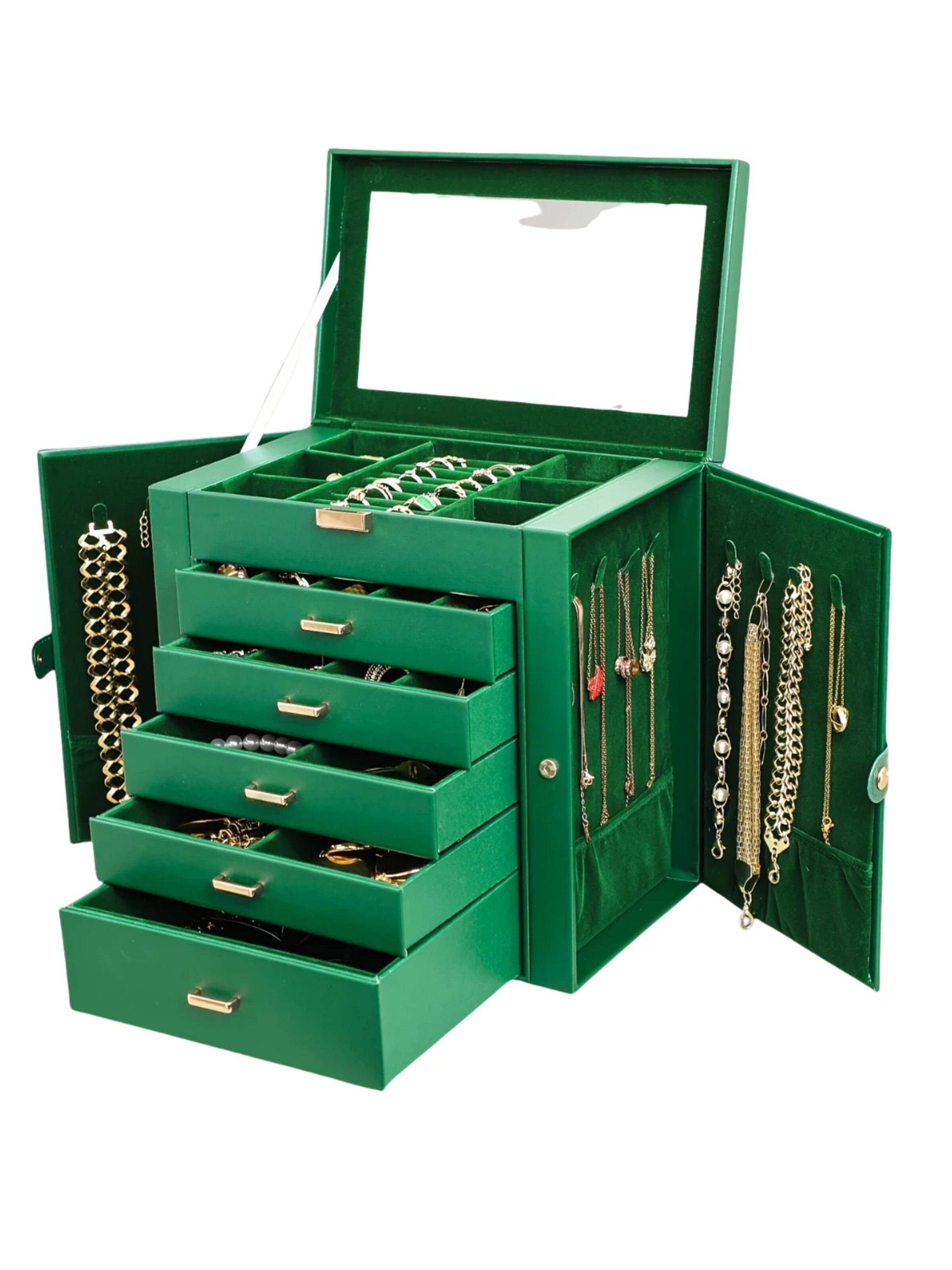 MEVYRA Jewelry Storage in Green