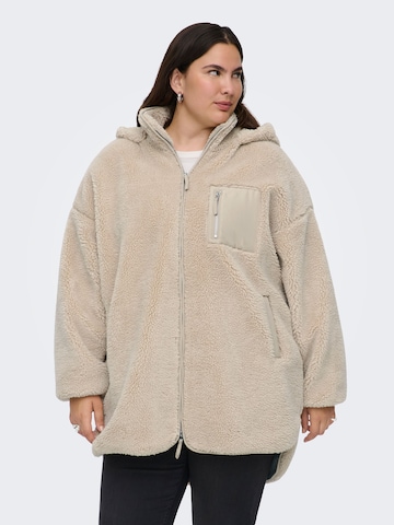 ONLY Carmakoma Tussenjas 'SASCHA ' in Beige: voorkant