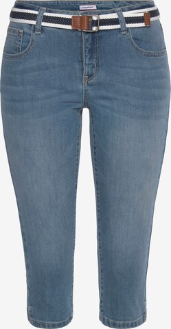 KangaROOS Skinny Jeans in Blue: front