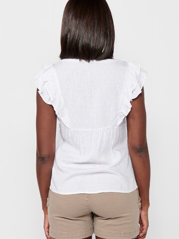 KOROSHI Blouse in White