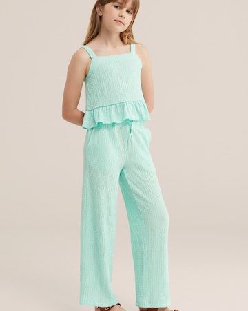 WE Fashion Loosefit Hose in Grün