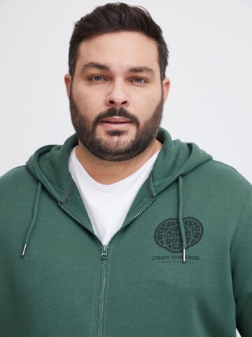 BLEND - Sudadera con cremallera en verde