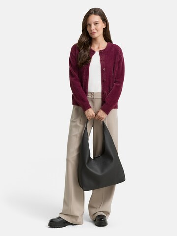 TOM TAILOR Knit cardigan in Red