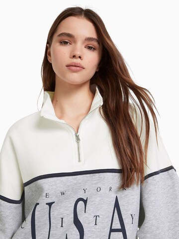 Bershka Sweatshirt in Grey