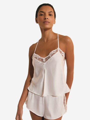 Chemise de nuit ETAM en blanc : devant