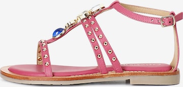 Sandalo di CAFè NOIR in rosa: frontale