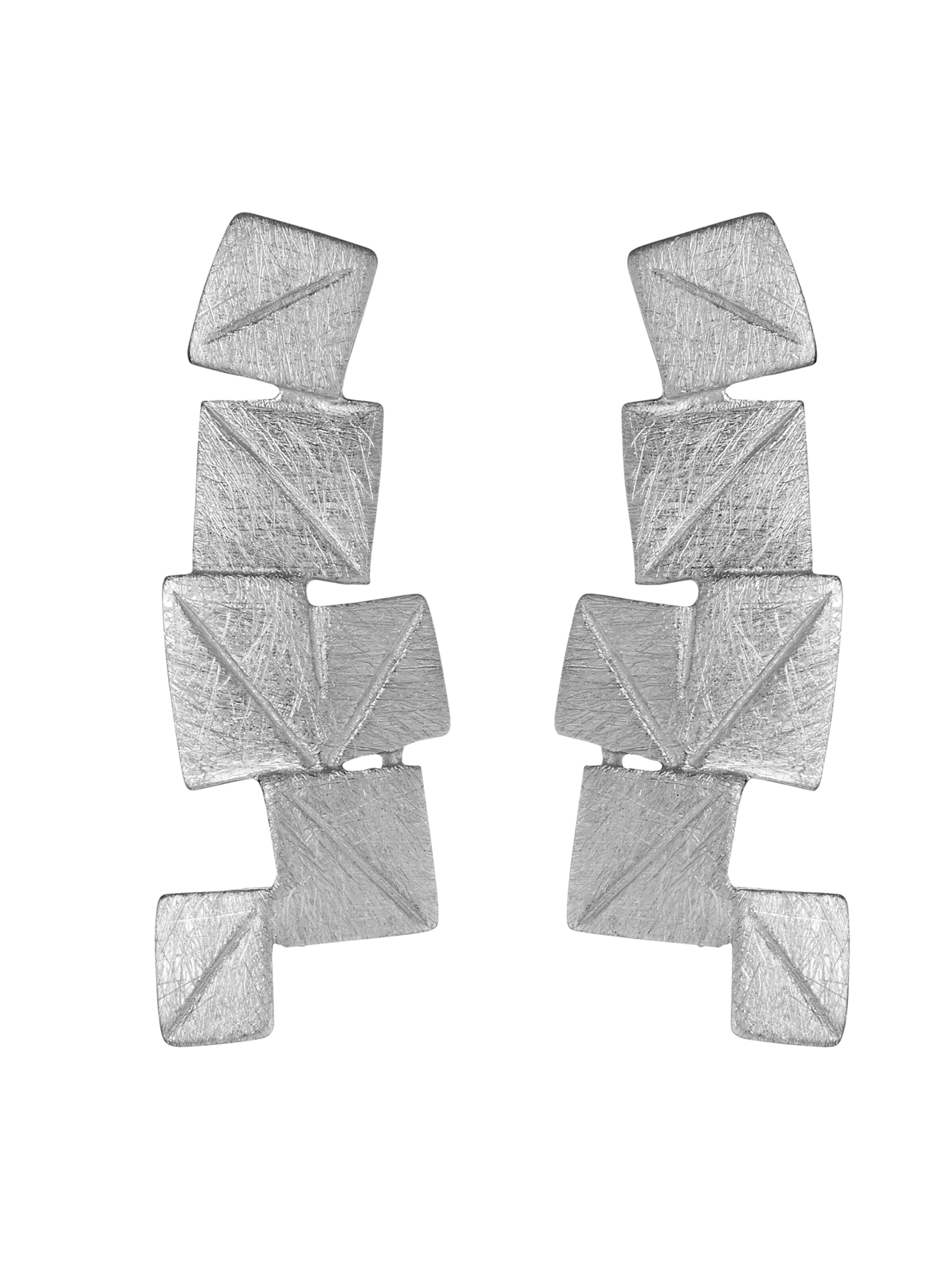 Boucles d'oreilles 'Partis' Heideman en argent : devant